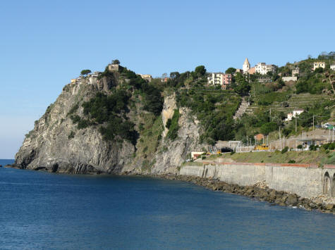 Town of Corniglia in Cinque Terre
