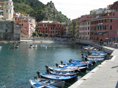Vernazza Italy Boats